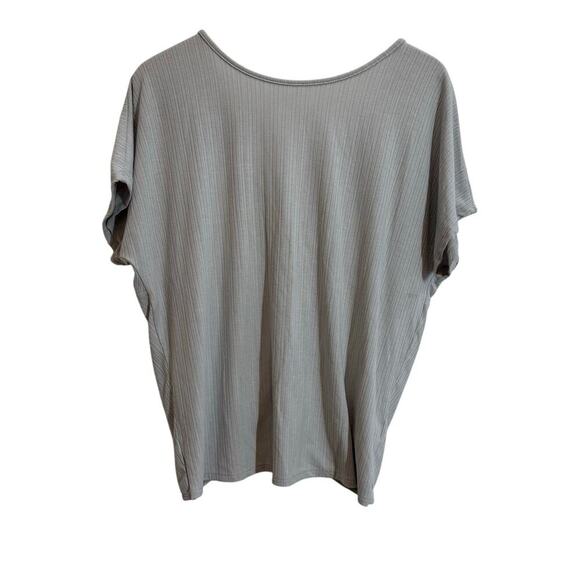 Mi Ami Francesca's Women L Open Back Gray Top Summer Chic Beach - Picture 1 of 8